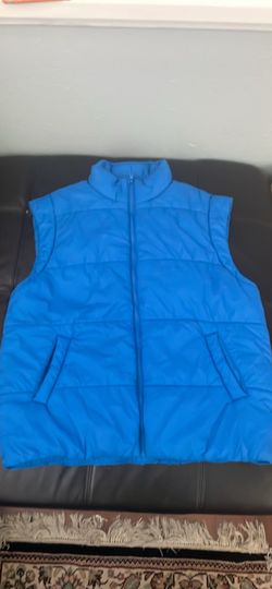 DSG Blue Puffer Oversized Vest size M/L New Without Tags