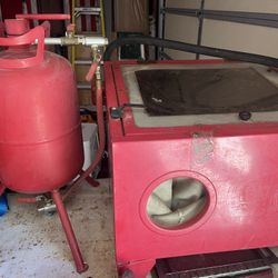 20lb Abrasive Blaster And Table Top Sand Blaster