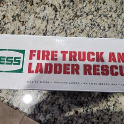 Hess Fire Truck And Rescue Ladder..