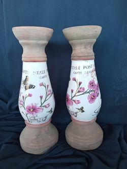 Ceramic & Terracotta Candle Holders