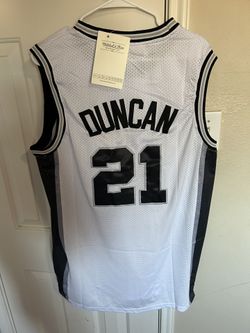 Tim Duncan Spurs jersey in white size xl