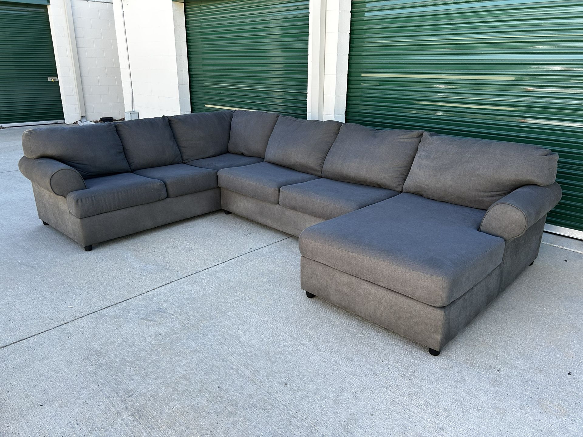 FREE DELIVERY | Grey U Sectional Sofa