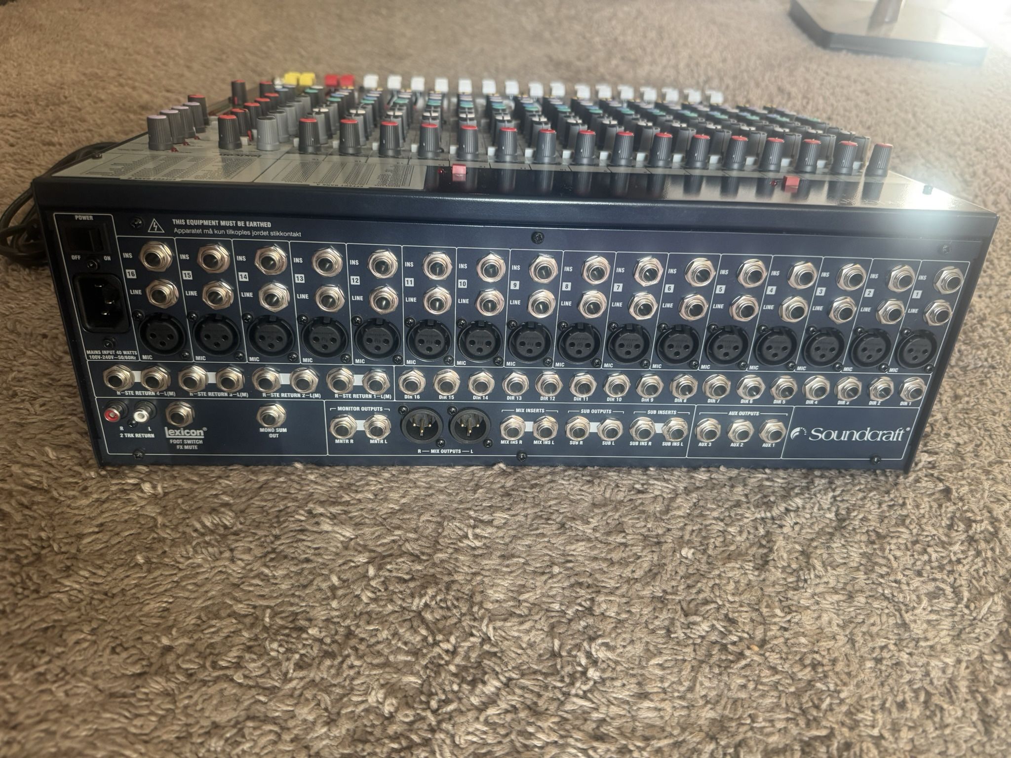 Soundcraft FX16ii Mixer