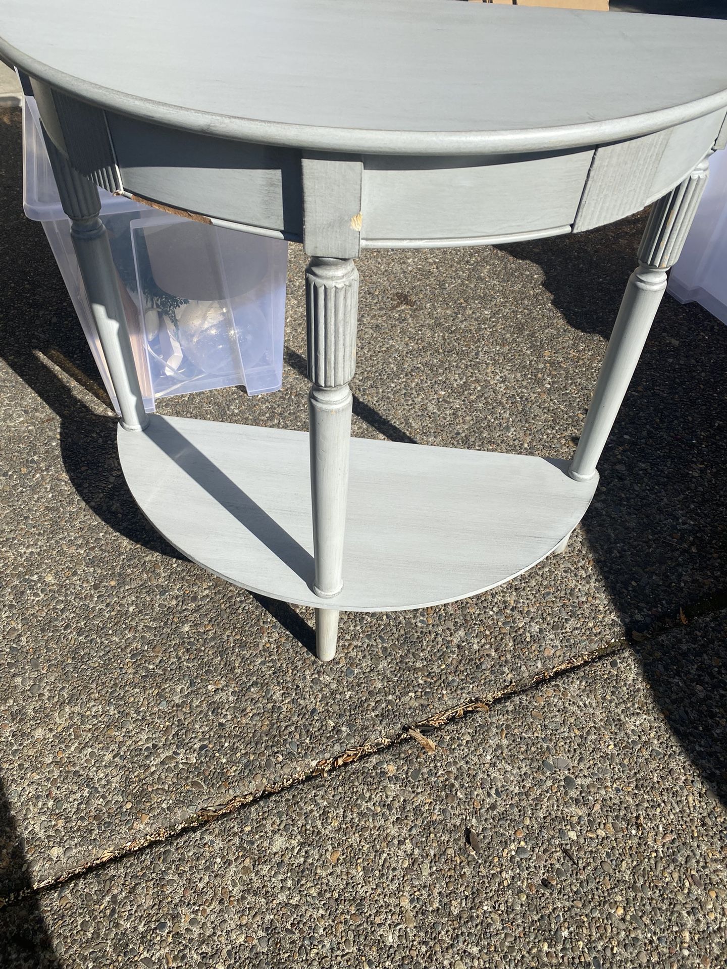 Half Round Console Table 