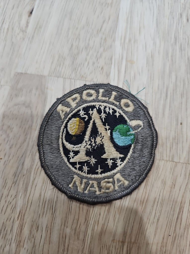 ORIGINAL VINTAGE 1960's NASA APOLLO PROGRAM CLOTH PATCH