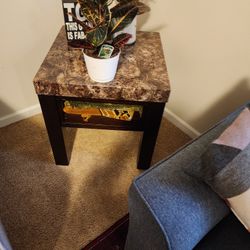 Coffee And Matching End Table