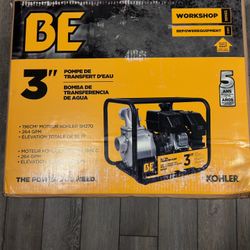 BE Power Equipment 3” Water Transfer Pump 