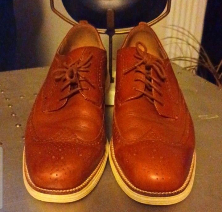Cole Haan Grand OS Cognac Leather Sneakers