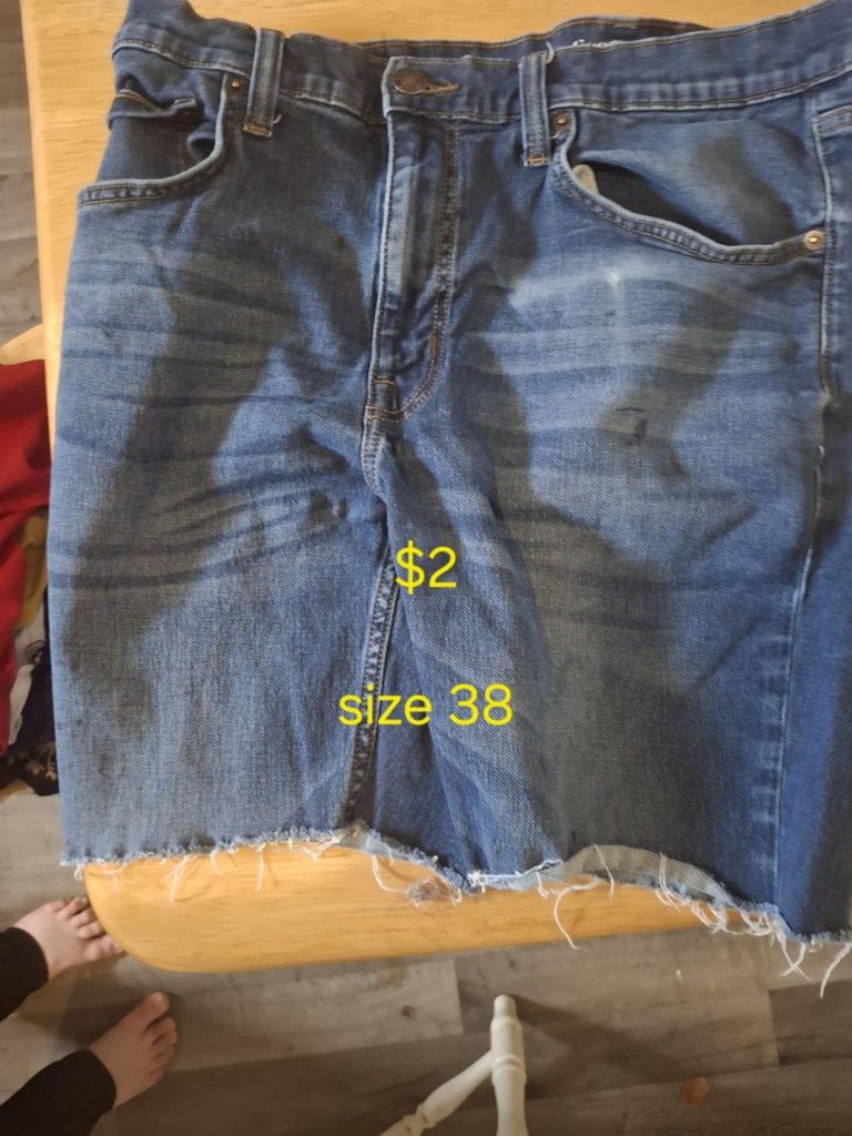 Jean Shorts Size 38