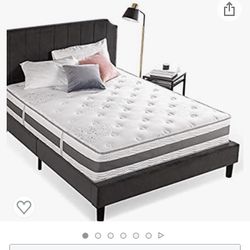 QUEEN HYBRID MATTRESS 12” Memory Foam And Cooling Gel