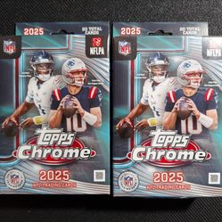 2025 NFL Topps Chrome Hanger Box