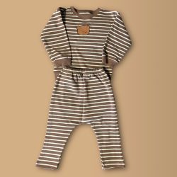 Baby Clothes Set – Brown Bear Jacket & Pants – Infant/Toddler Outfit