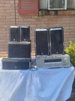 Yamaha Home Theater Receiver  w/XM Radio and Speaker Set