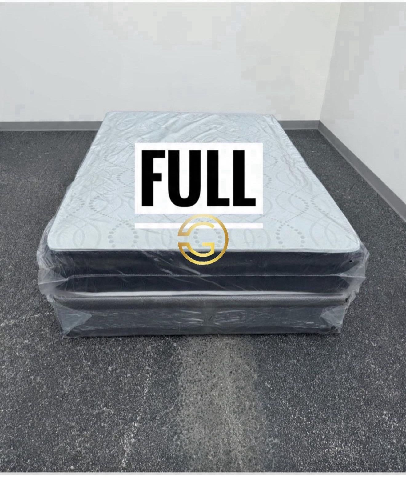 NEW Mattress Full Size With Box Spring // Offer 🚚