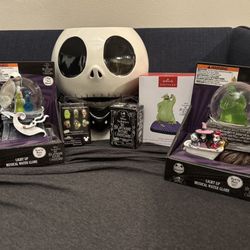 Nightmare Before Christmas Decorations Lot 