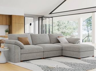 Sofa Oversized L Shape Sectional Cloud Modular deep seat Couch
