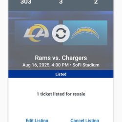 Rams Tickets Chargers