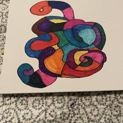 Super Vivid Abstract Marker Art