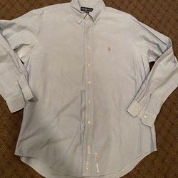 Polo Iconic Classic Oxford Cotton Shirt, Size 16
