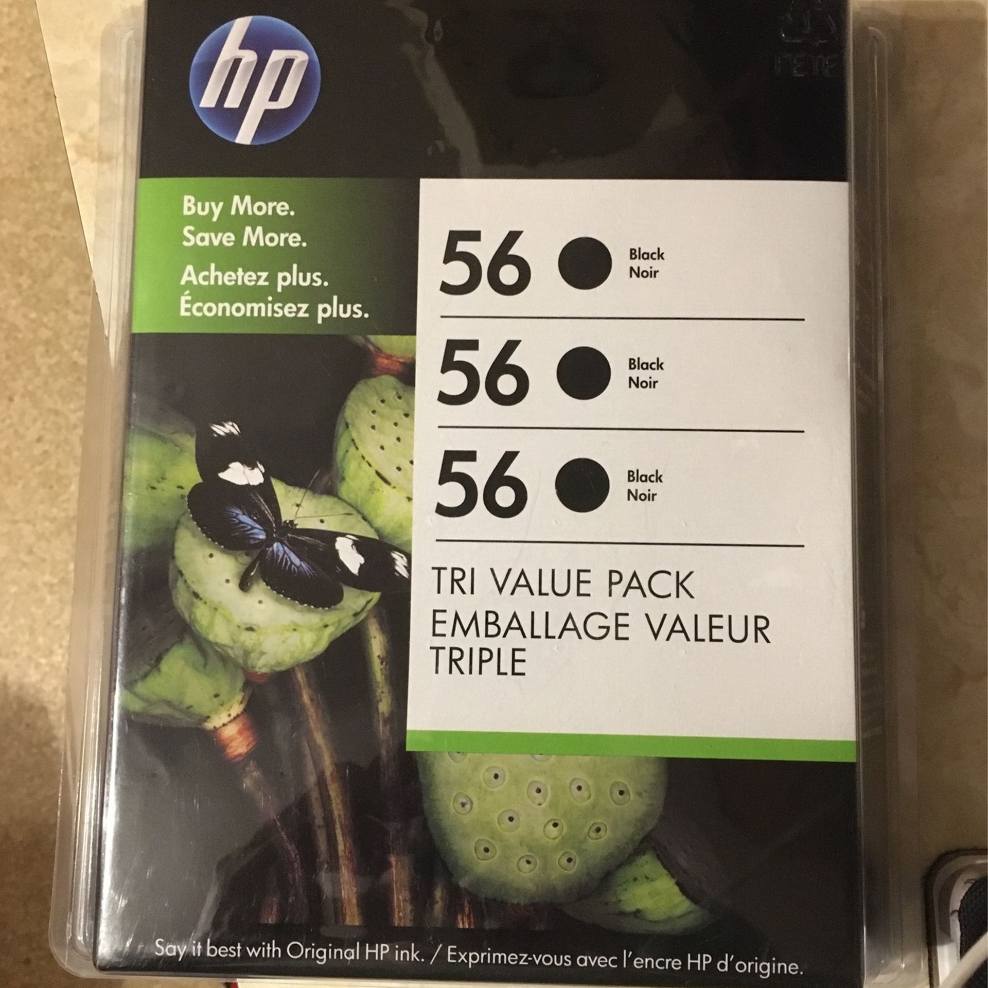 Tri Valué Pack Ink Black 56