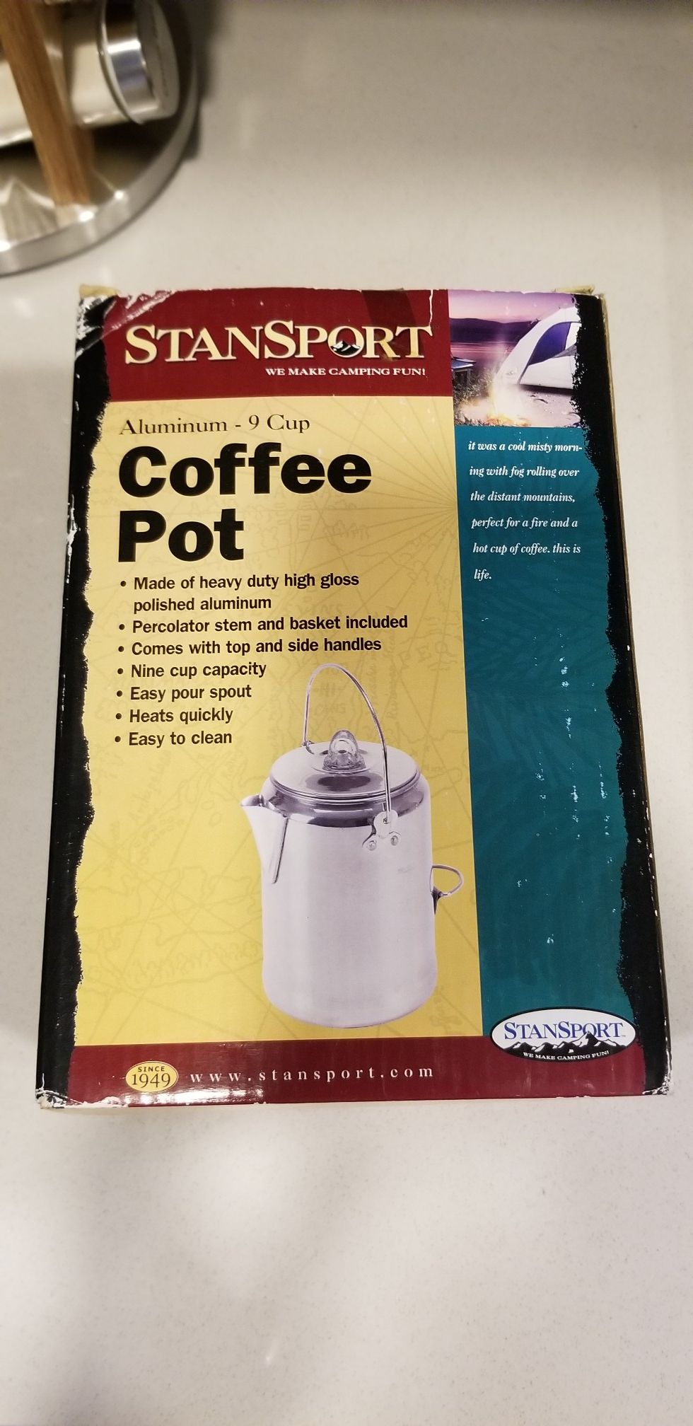 Coffee pot for camping
