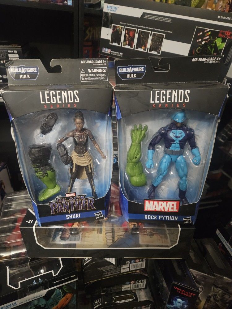 Marvel Legends ROCK PYTHON And SHURI BAF Hulk for Sale in Montebello ...