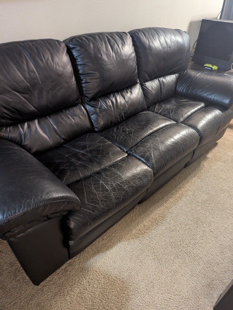 Leather Couch And Chair