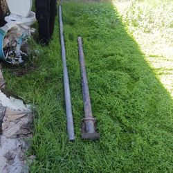 I'm Selling Two Poles, One Of Them Is 12 Foot Long And Another Is 6 Greate For A Gate Or Another Proyect.$ 35.00 For Both