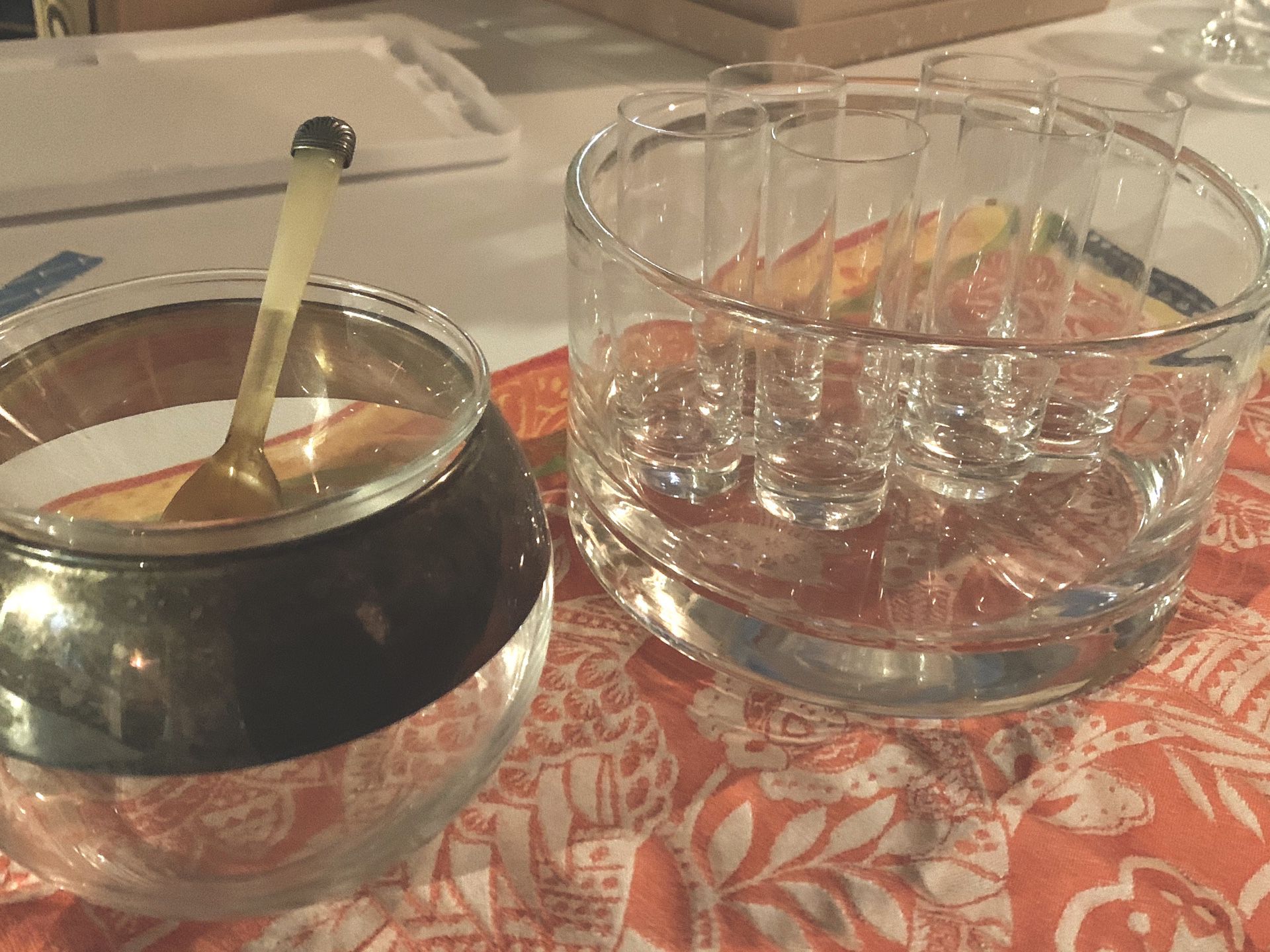 Vodka Serving Bowl (w/ bonus caviar dish)
