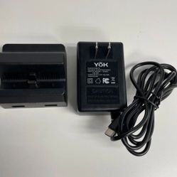YOK Nintendo Switch Charging Station with USB Play & Charge Dock with AC adapter