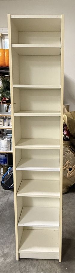 White 5-Shelf Bookcase