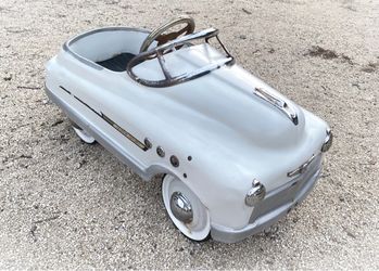 Vintage 1948 Murray Comet Super Sport All Metal Steel Pedal Car Hot Rod Antique 1950s