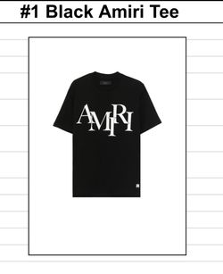 Amiri Black Logo T-Shirt