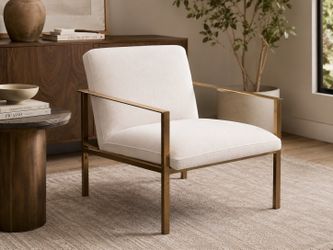 Joybird Orla Accent Chair (Leuven Snow)