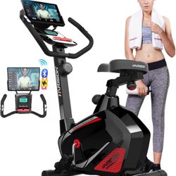 HARISON Magnetic Exercise Bike for Home 350lbs Capacity, Bluetooth Stationary Bikes for Home with 2
