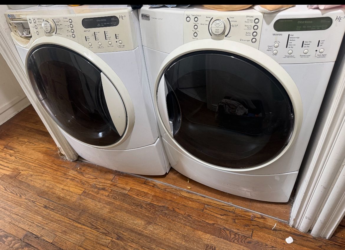 Washer and dryer