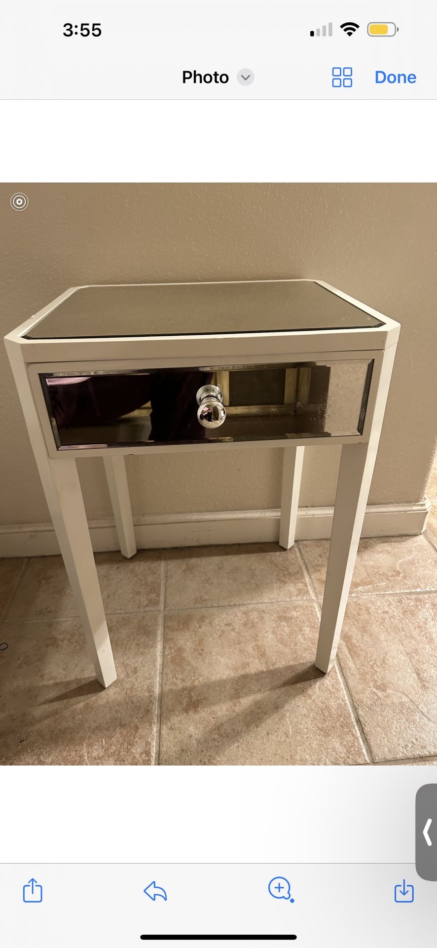 Mirror Side Table