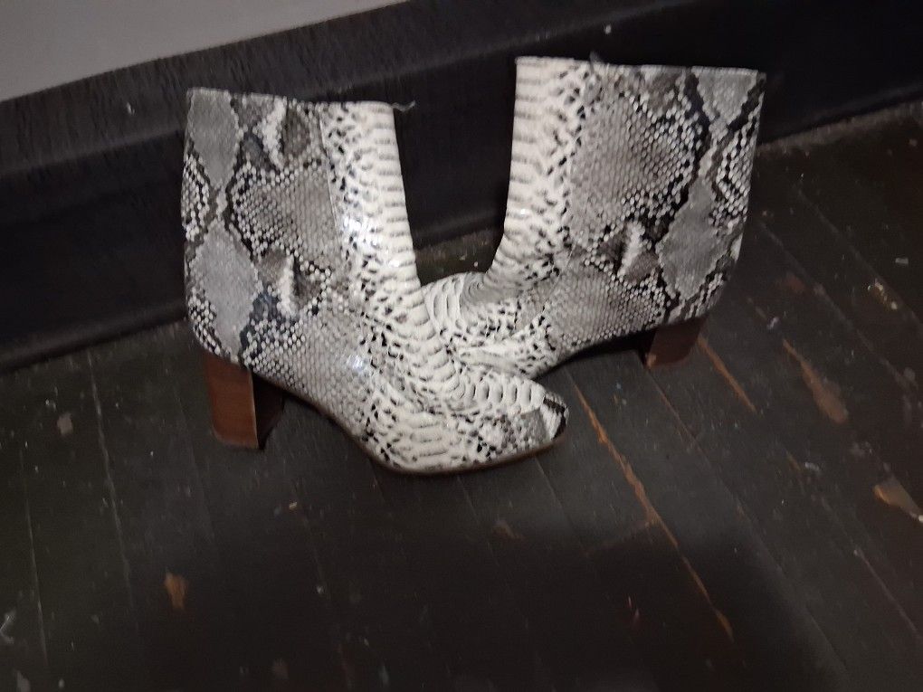 snake skin boots