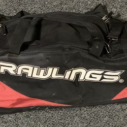Rawlings 34” baseball bat bag on wheels 