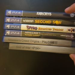 PS4 Game Bundle - 6 Titles