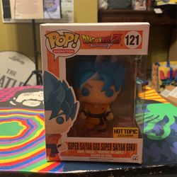 Super Saiyan god super Saiyan Goku ( Hot topic exclusive) Funko Pop