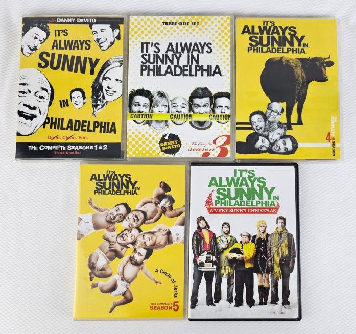 It's Always Sunny in Philadelphia Seasons 1-5 and Christmas