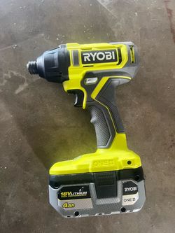 Ryobi 18V ONE+ Cordless Impact Driver with Battery
