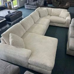 Ashley White Oversized Modular Sectional 