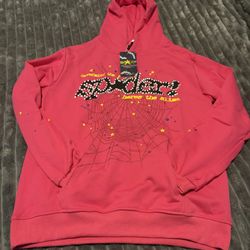 Sp5der Hoodie Pink