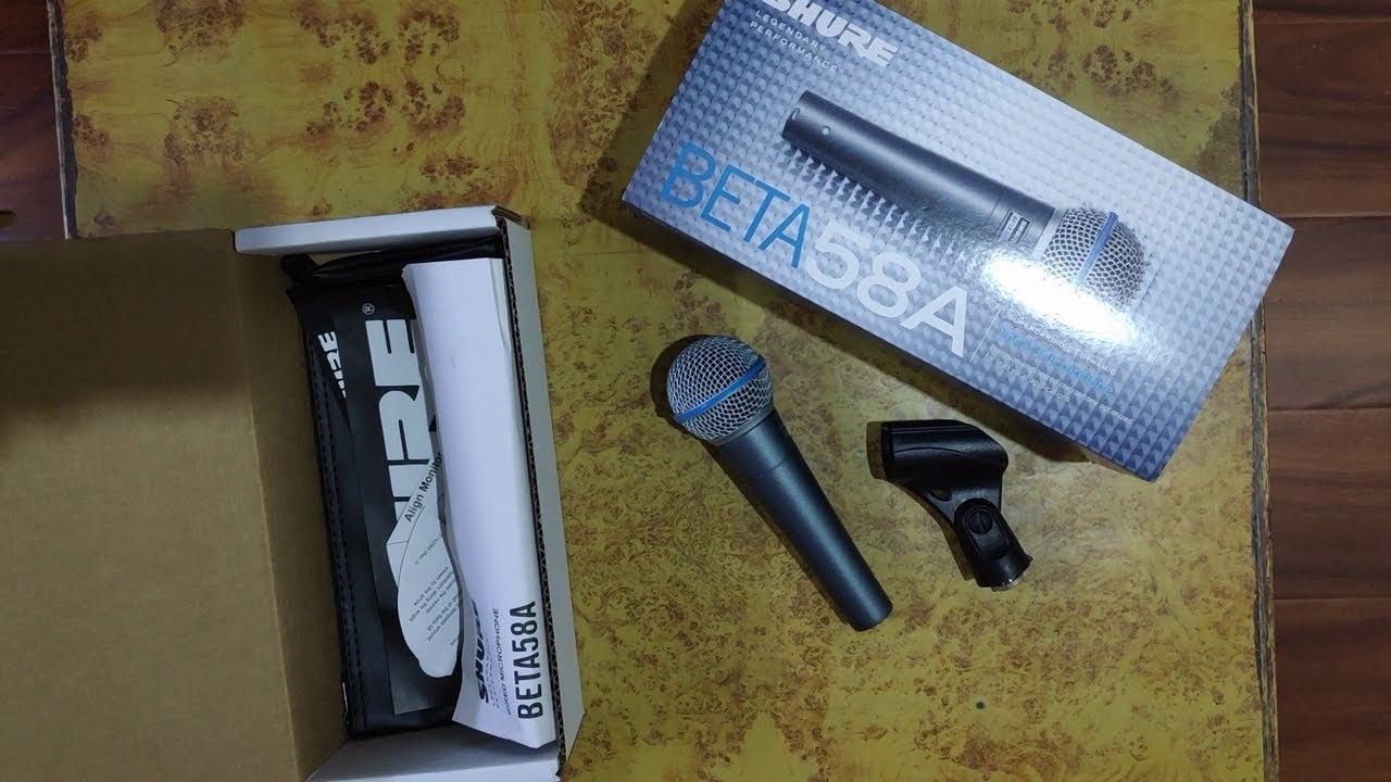 Shure Beta 58 Microphone - Brand New, Never Been Used, Still In The Box With All Accessories