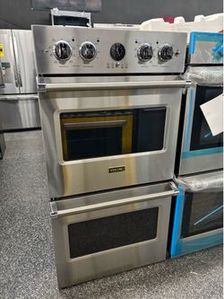 New Viking Professional 27 Inch Double Wall Oven Electric