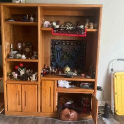 Wooden Wall Unit(NEED GONE ASAP)