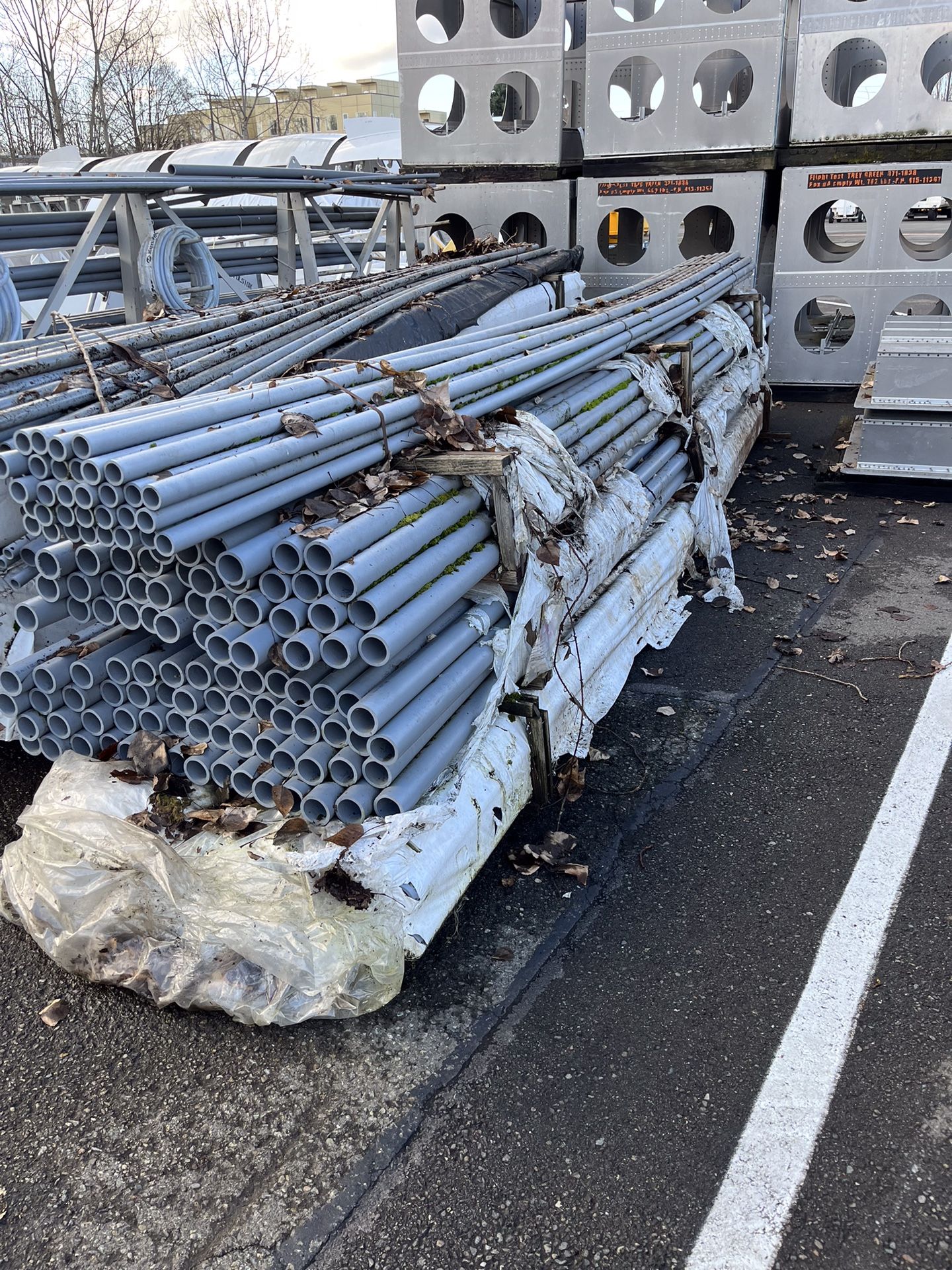 Schedule 80 Pvc Pipe 20 Foot Length Straight Ends 1-1/2” , 2”, 2-1/2”