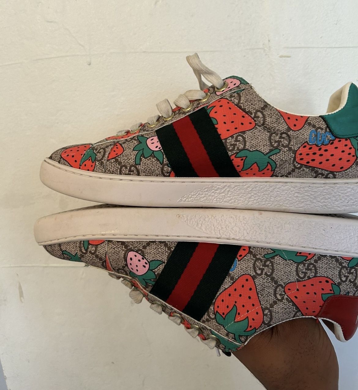 Gucci Supreme Ace Strawberry